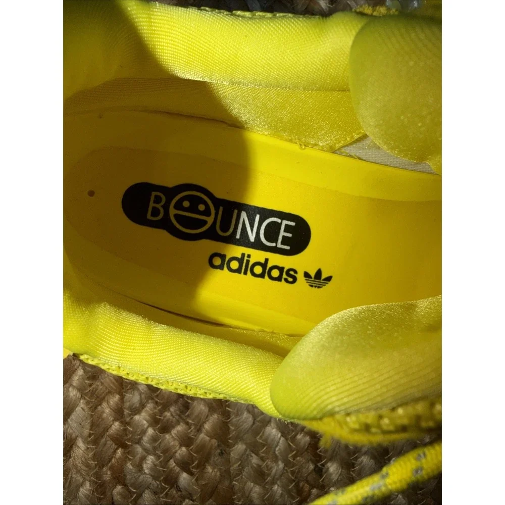 Adidas Microbounce T1 Shoes Size 7.5 Shock Yellow 779001 Rare Color